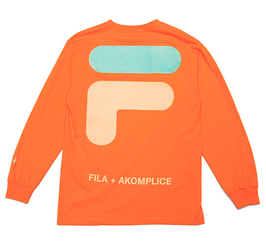 AK + FILA Flocking LS Tee
