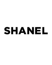 Black 'SHANEL' text on a white background
