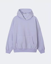 Light purple hoodie on a light gray background