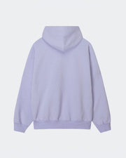 Light purple hoodie on a light gray background
