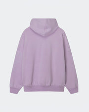 Purple hoodie on a light purple background