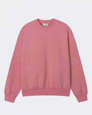 Pink sweatshirt on a light gray background