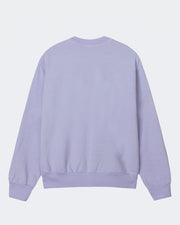 Light purple sweatshirt on a light gray background