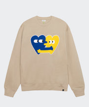 Heart Now Chenille Patch 8.5 oz Crewneck