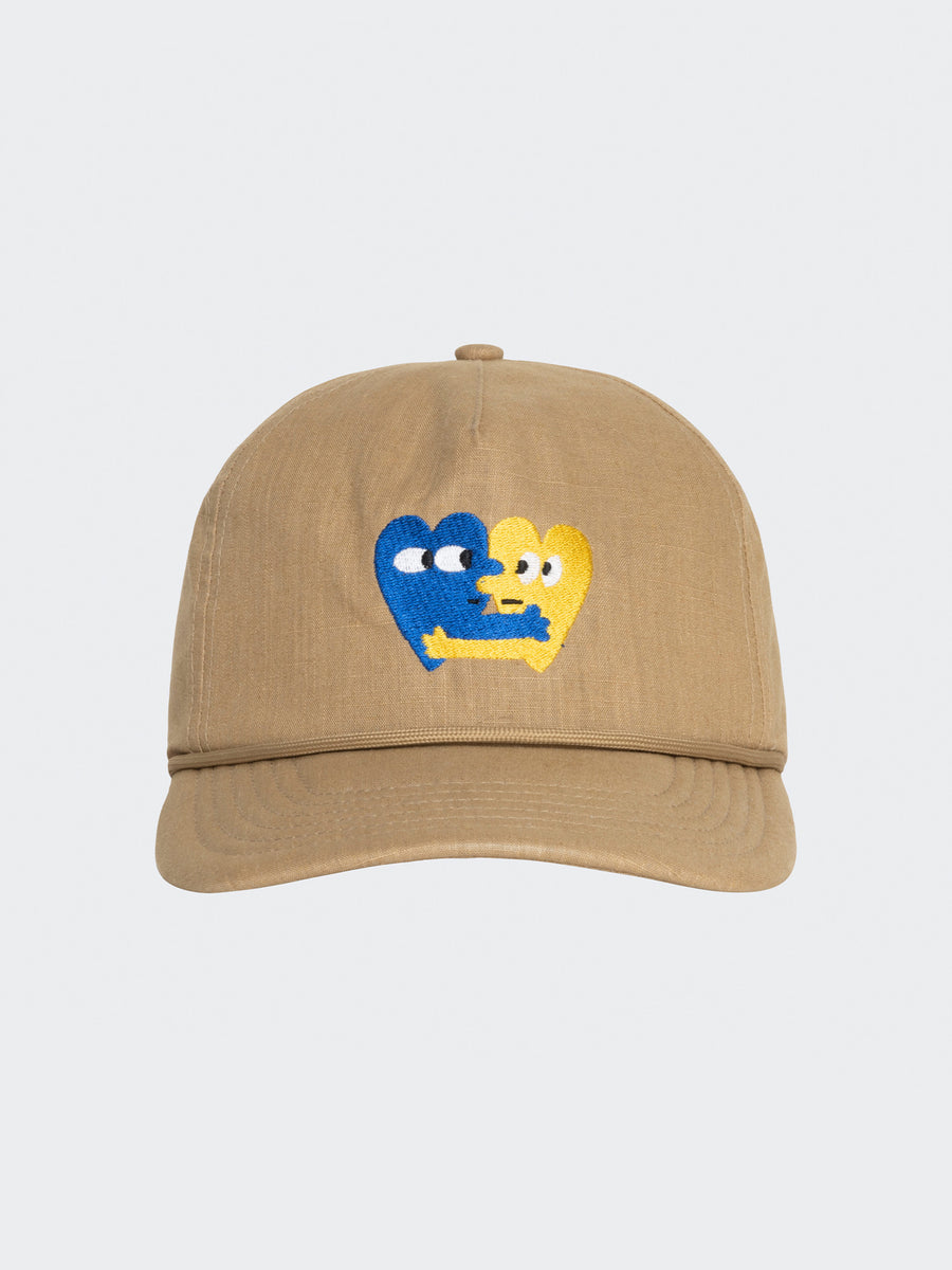 Heart Embroidered Snapback Hat