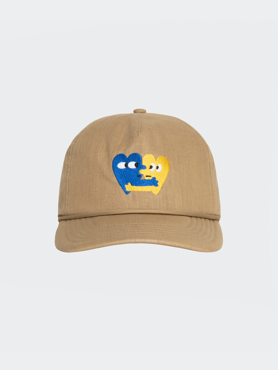 Heart Embroidered Snapback Hat