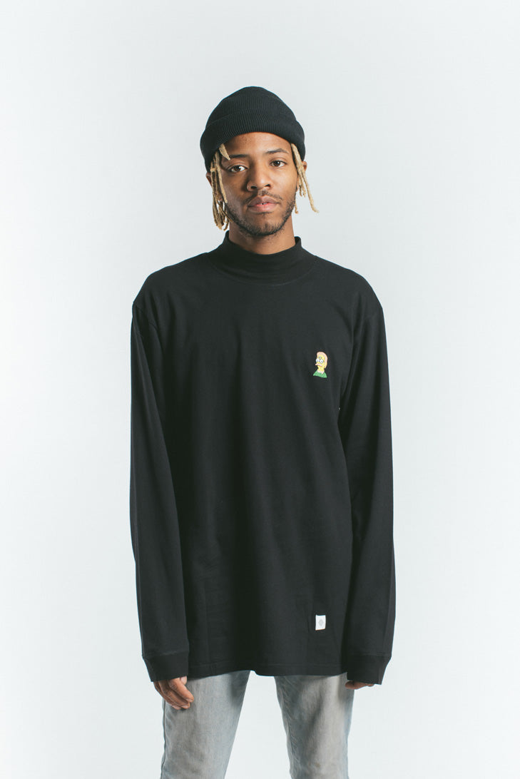Enlightened Flanders Mock LS Tee