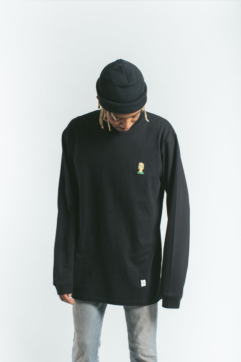 Enlightened Flanders Mock LS Tee