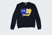 Heart Now Chenille Patch 8.5 oz Crewneck