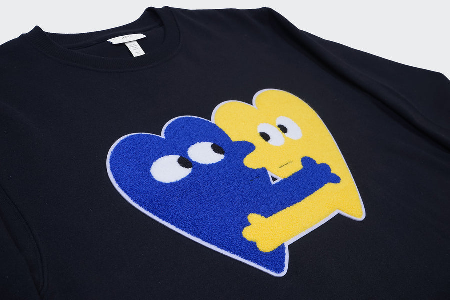 Heart Now Chenille Patch 8.5 oz Crewneck