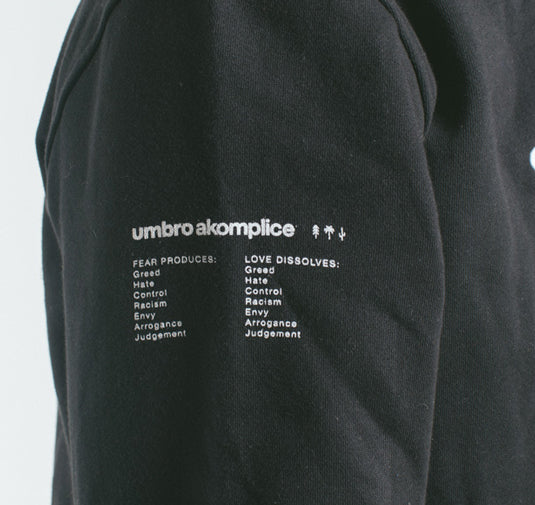 AK X UMBRO Fear Love Fleece Hoodie