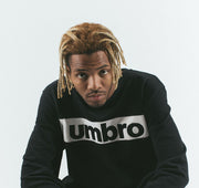 AK X UMBRO Fear Love Sueded Fleece Crewneck