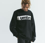 AK X UMBRO Fear Love Sueded Fleece Crewneck