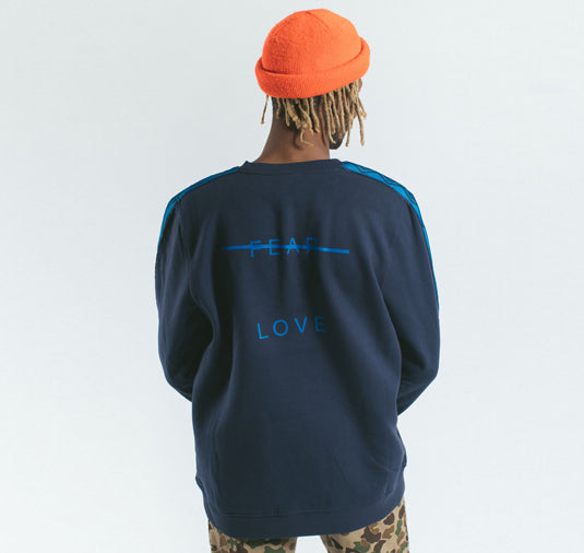 AK X UMBRO Fear Love Fleece Crewneck