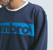 AK X UMBRO Fear Love Sueded Fleece Crewneck